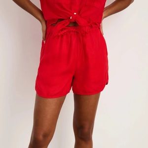 Alex Mill red shorts